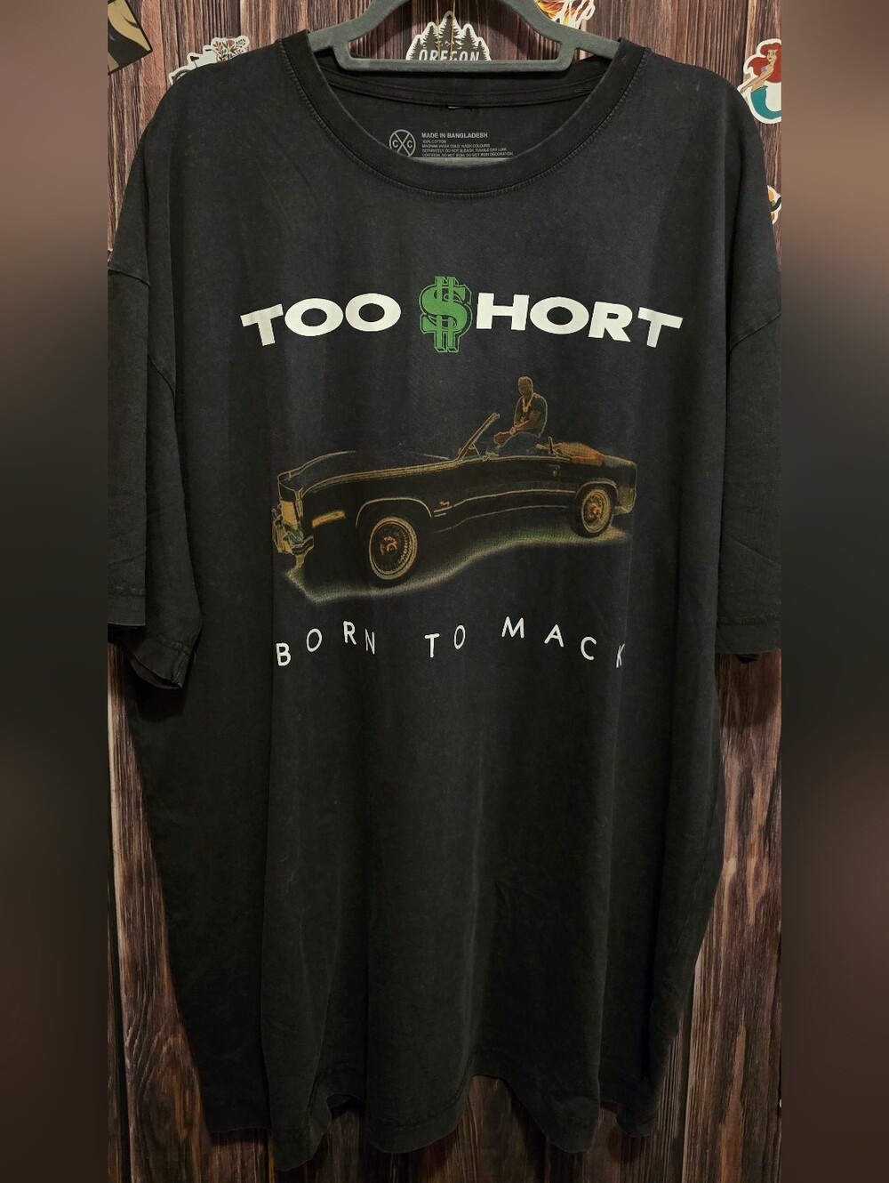 TOO SHORT Born to Mack Graphic Tee - Black